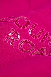 Australian Cotton Blend Sequin Half Zip Sweat