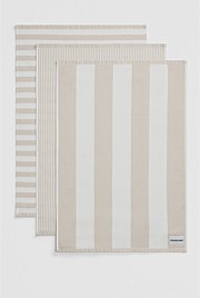 Isa Verified Australian Cotton Tea Towel Pack of 3