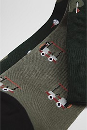 Australian Cotton Blend Golf Sock Pack of 2
