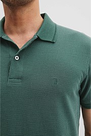 Australian Cotton Jacquard Polo