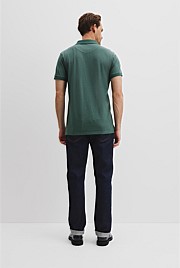 Australian Cotton Jacquard Polo