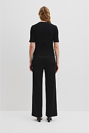 Short Sleeve Rib T-Shirt
