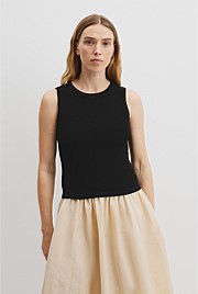 Mix Media Knit Dress