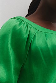 Round Neck Soft Blouse