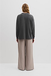 Australian Cotton Long Sleeve Relaxed T-Shirt