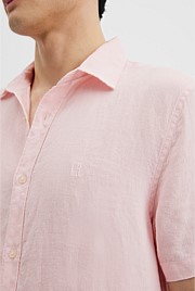 Regular Fit Organically Grown Linen Short Sleeve Shirt