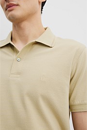 Australian Cotton Jacquard Polo