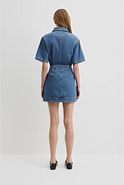 Denim Mini Skirt