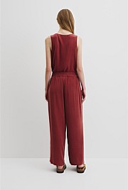 Pull-On Cupro Pant