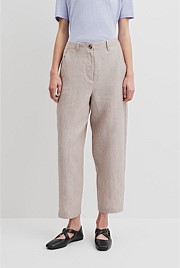 Organically Grown Linen Tapered Pant