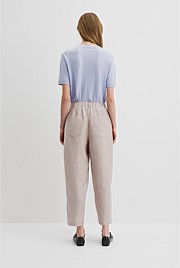 Organically Grown Linen Tapered Pant