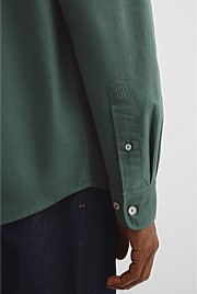 Regular Fit Australian Good Earth Cotton Oxford Shirt