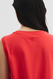 Australian Cotton Relaxed Crew Tank
