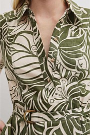 Print Flared Mini Dress