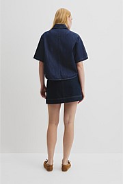 Short Sleeve Denim Shirt