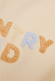 Organically Grown Cotton Boucle Logo T-Shirt