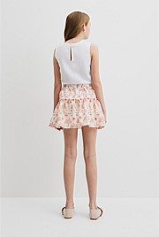 Sunset Print Skirt