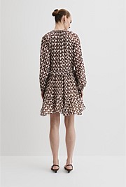 Print Drop Waist Mini