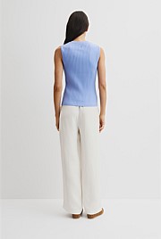 High Neck Rib Tank