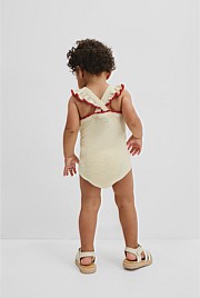 Cherry Knit Romper