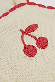 Cherry Knit Romper