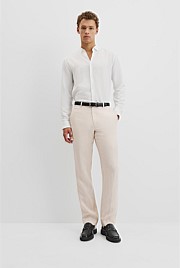 Long Sleeve Slim Linen Cotton Shirt