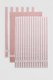 CR Stripe Australian Cotton Tea Towel Pack of 3