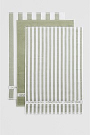 CR Stripe Australian Cotton Tea Towel Pack of 3