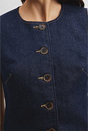 Denim Sleeveless Top