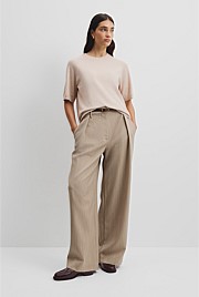 Organically Grown Cotton Blend Cashmere Blend T-Shirt
