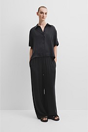 Short Sleeve Cupro Shirt
