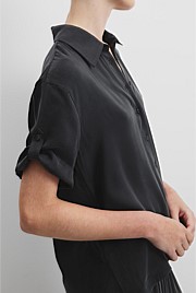 Short Sleeve Cupro Shirt