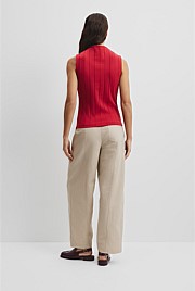 Mock Neck Rib Tank