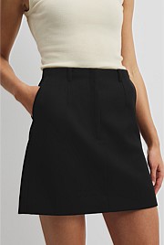 Wool Mini Skirt