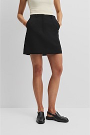Wool Mini Skirt