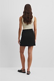 Wool Mini Skirt