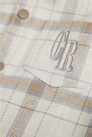 Organically Grown Cotton Hooded Check Shirt