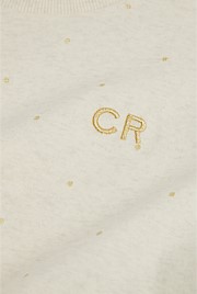 Organically Grown Cotton Long Sleeve Curved Logo T-Shirt