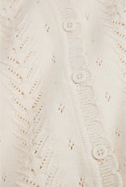 Organically Grown Cotton Cord Knit Cardigan