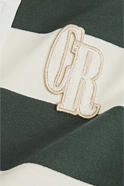 Organically Grown Cotton Block Stripe Rugby