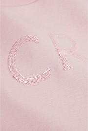 Long Sleeve Logo Frill T-Shirt