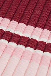 Placed Strap Knit Dress