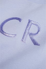 Long Sleeve Logo Frill T-Shirt