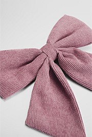 Corduroy Bow Clip