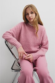 Teen Fluffy Knit Pullover