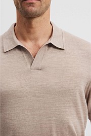 Australian Merino Short Sleeve Trophy Knit Polo