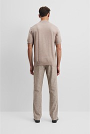 Australian Merino Short Sleeve Trophy Knit Polo