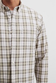 Regular Fit Cotton Check Shirt