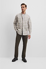 Regular Fit Cotton Check Shirt