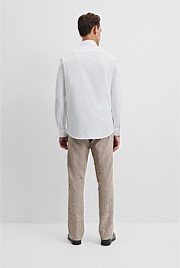 Slim Fit Stretch Cotton Shirt